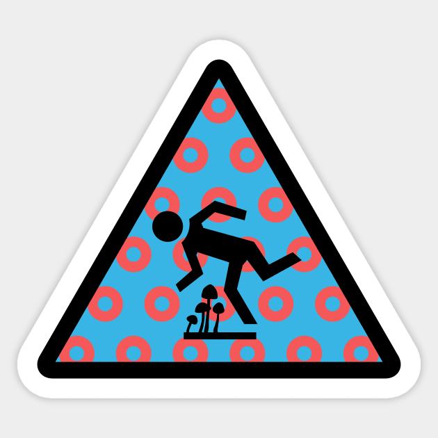 Phish Trip Hazard With Fishman Donuts Background Sticker by NeddyBetty